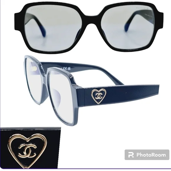 CHANEL EYEGLASSES Black Ref.3438 C501 FRAMES 54-17-140 RX Blue light - Picture 7 of 16